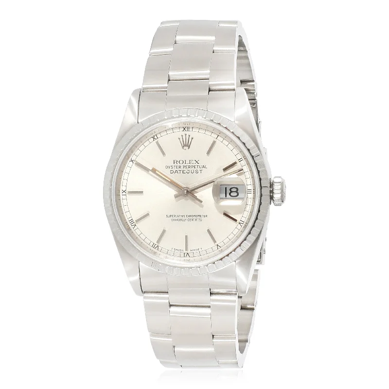 Rolex Datejust 16220 Mens Watch in  Stainless Steel