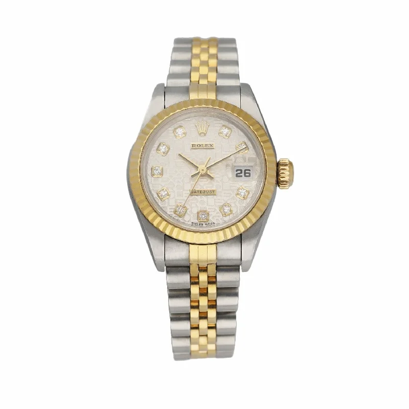 Rolex 69173 Anniversary Diamond Dial Ladies Watch