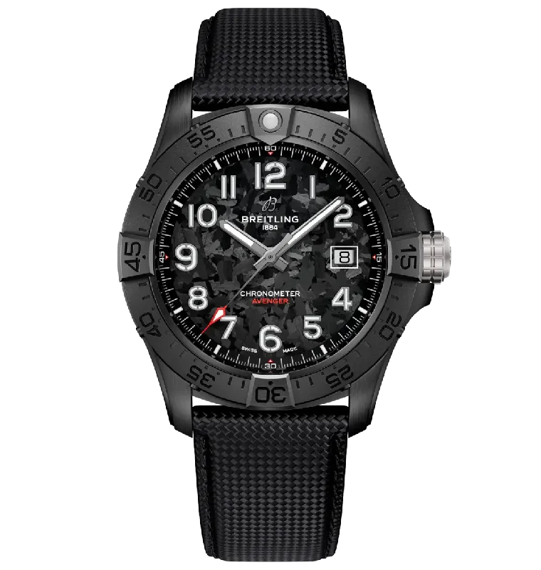 Breitling Avenger Automatic 42 Night Mission Watch with Carbon Dial