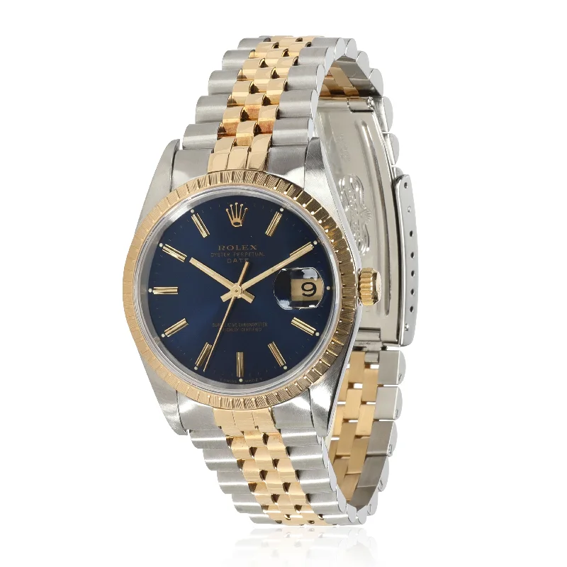 Rolex Date 15233 Mens Watch in 18kt Stainless Steel/Yellow Gold