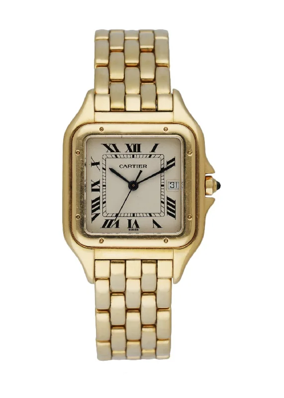 Cartier Panthere 887968 18k Yellow Gold Large Man's Watch