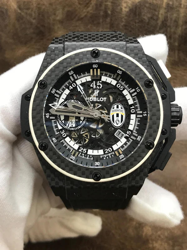 Hublot Big Bang King Power Juventus L.E 200pcs 716.QX.1121.VR.JUV13 Black Dial Automatic Men's Watch