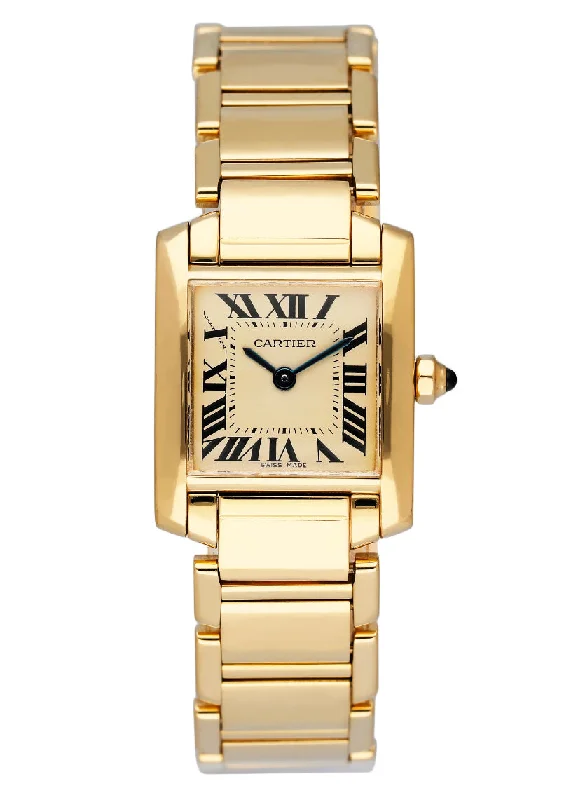 Cartier Tank Francaise W50002N2 Yellow Gold Ladies Watch