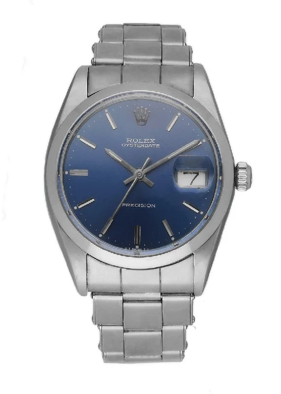 Rolex OysterDate Precision 6694 Vintage Men's Watch