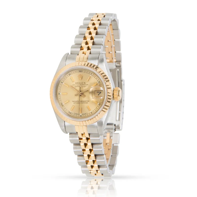 Rolex Datejust 69173 Womens Watch in 18K Yellow Gold & Stainless Steel