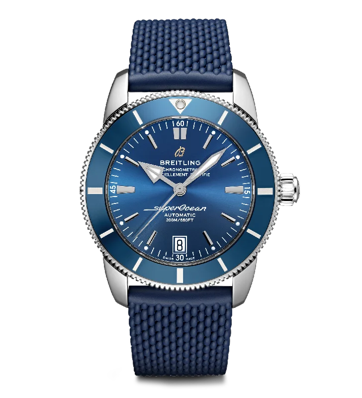 Breitling Superocean Heritage B20 Automatic 42 Watch with Blue Dial