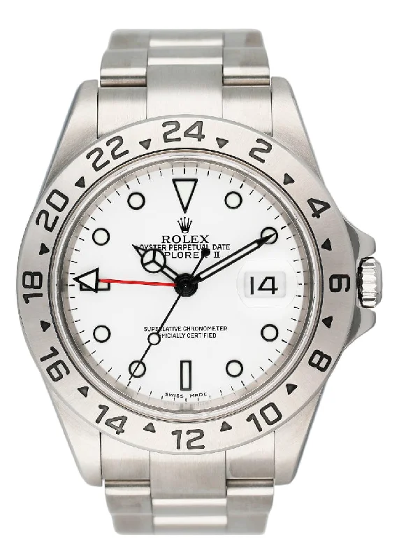 Rolex Explorer II 16570T White Dial Mens Watch