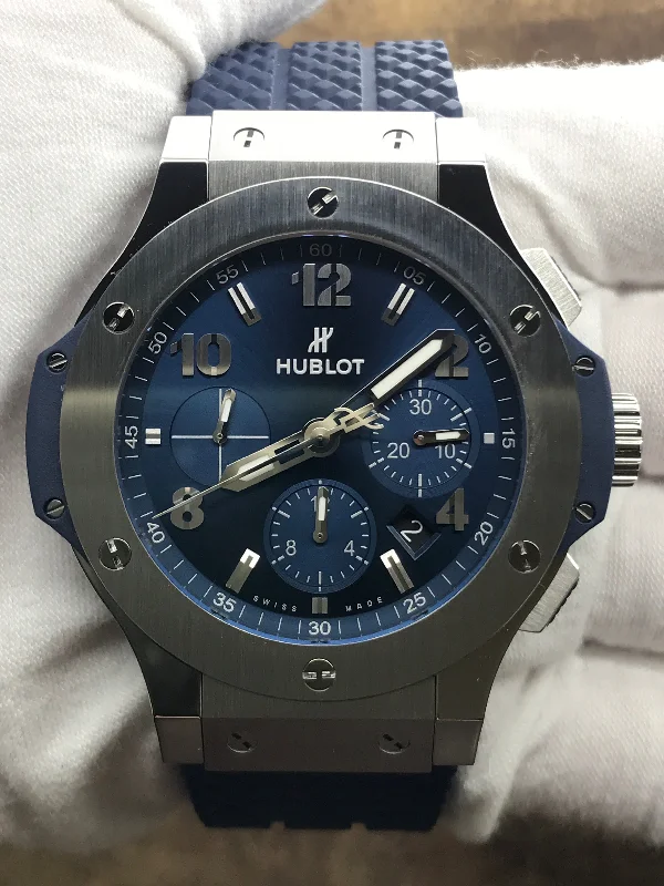 Hublot Big Bang 44mm Chronograph 301.SX.710.RX Blue Dial Automatic Men's Watch