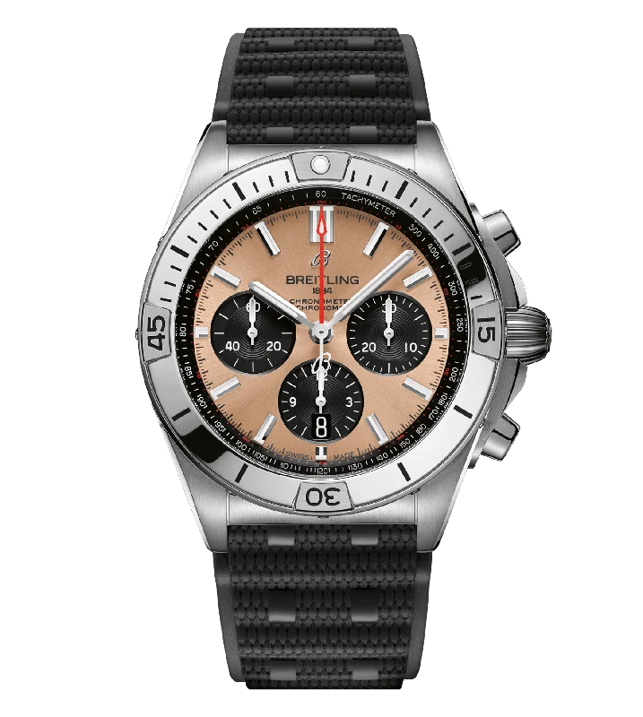 Breitling Chronomat B01 Chronograph 42 Watch with Copper Dial