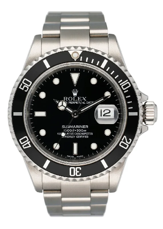 Rolex Submariner Date 16610 Mens Watch