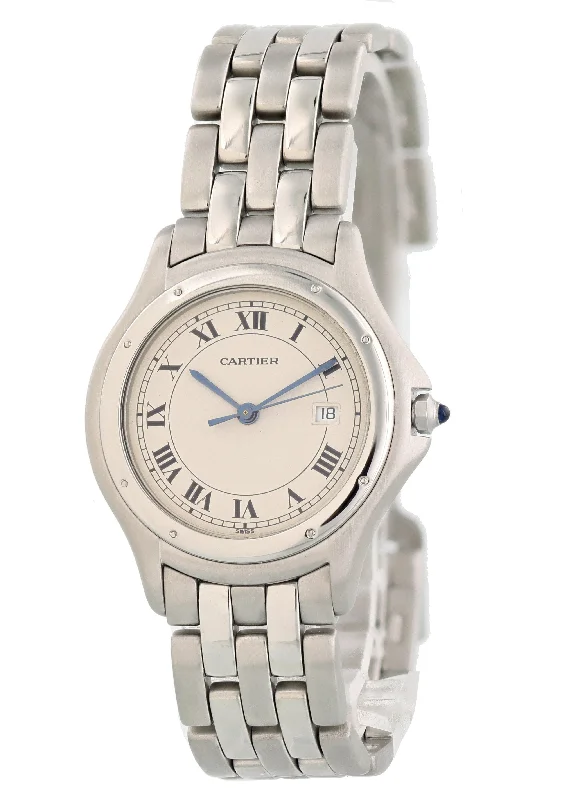 Cartier Panthere Cougar 987904 Stainless Steel Quartz Watch