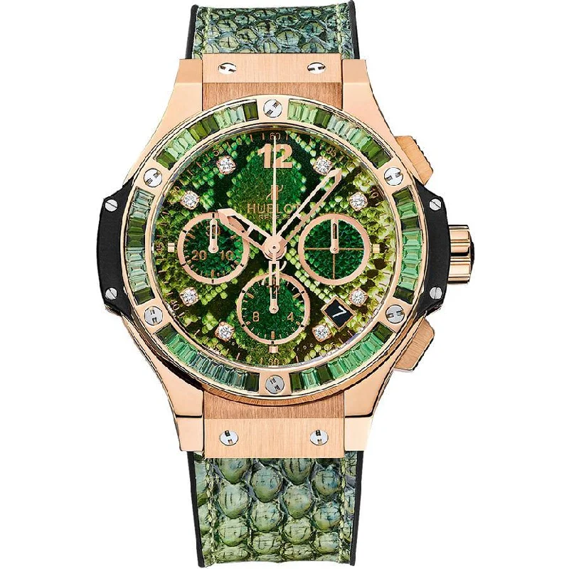 Hublot Limited Edition Big Bang Boa Bang 41mm 341.PX.7818.PR.1978 Green Dial Chronograph