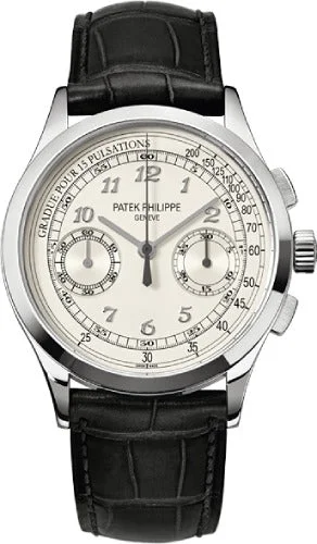 Patek Philippe 5170G-001 Complications Chronograph 39.4mm Silver White Arabic White Gold Manual