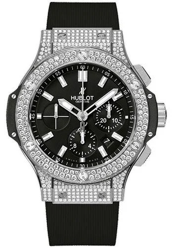 Hublot Big Bang Evolution Steel Pave Watch-301.SX.1170.RX.1704