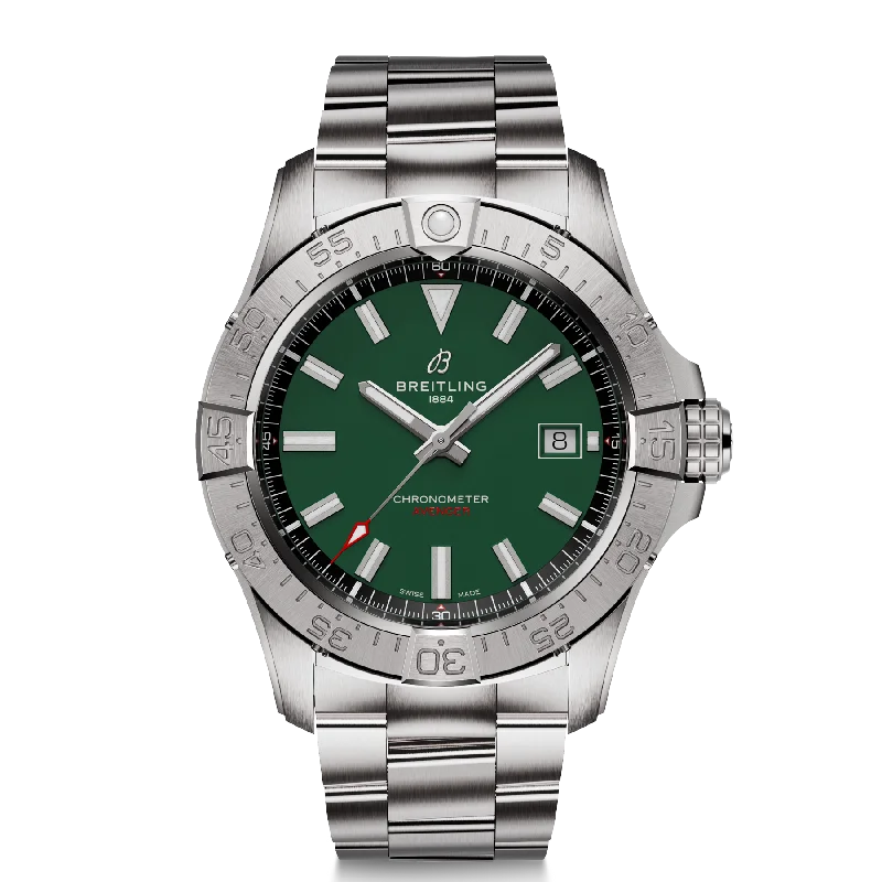 Breitling Avenger Automatic 42 Watch with Green Dial