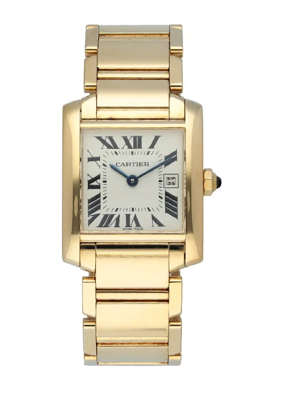 Cartier Tank Francaise 2466 Yellow Gold Ladies Watch