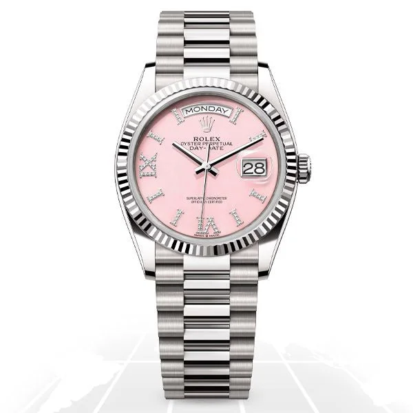 Rolex	Day-Date 36 "Pink Opal" 128239