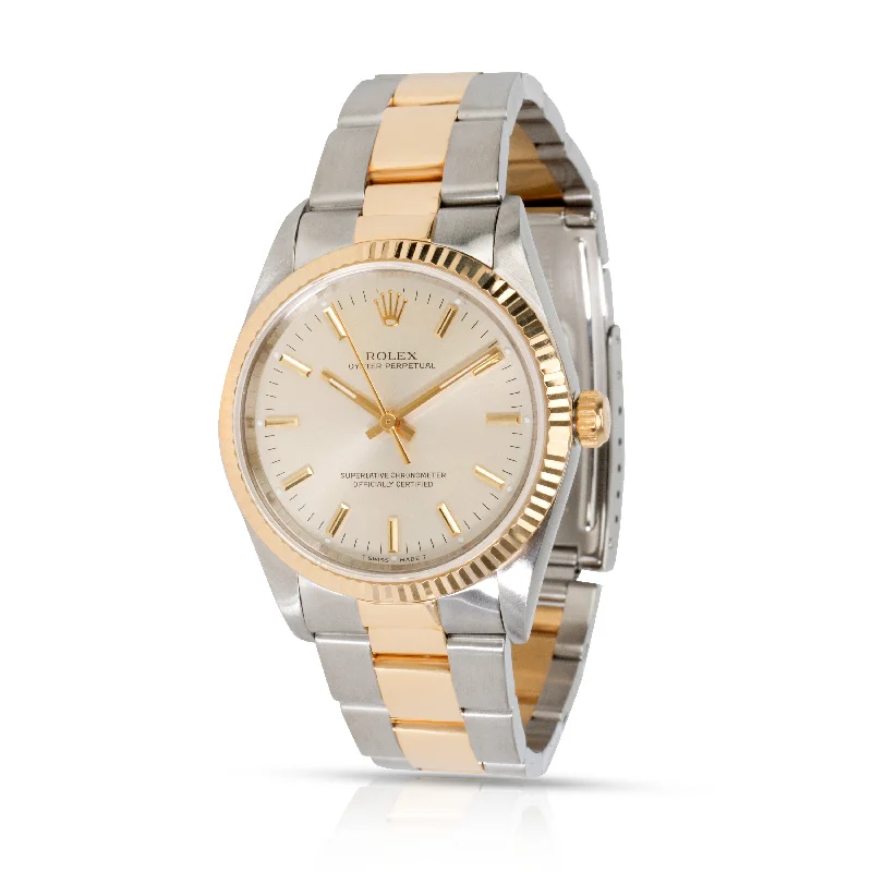 Rolex Oyster Perpetual 14233 Mens Watch in 18kt Stainless Steel/Yellow Gold