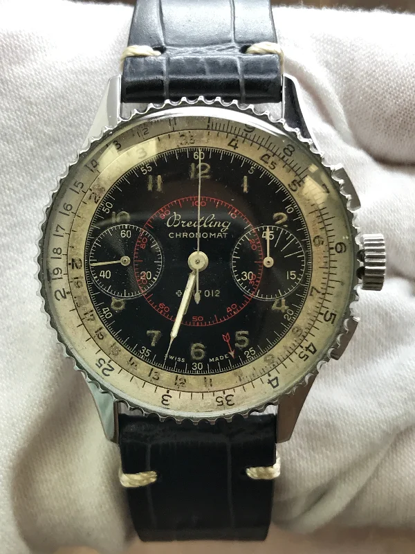 Breitling Chronomat 769 SS Black Dial Manual Wind Men's Watch