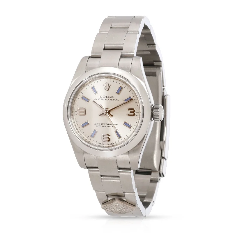 Rolex Oyster Perpetual 176200 Dominos Womens Watch in  Stainless Steel