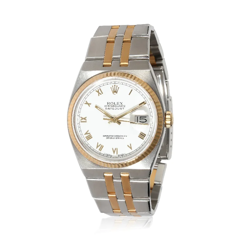 Oysterquartz 17013 Mens Watch in 18kt Stainless Steel/Yellow Gold