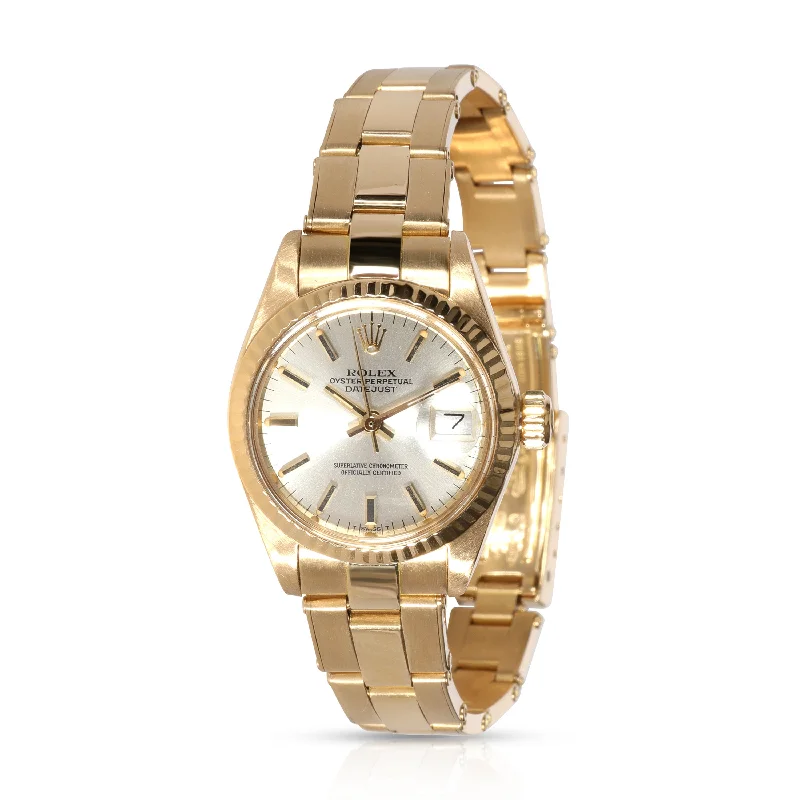 Rolex Datejust 6901 Womens Watch in 18kt Yellow Gold