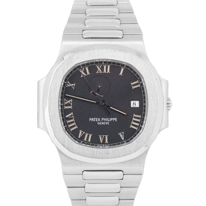 UNPOLISHED PAPERS Patek Philippe Nautilus Comet 3710/1A Black Roman 42mm B+P