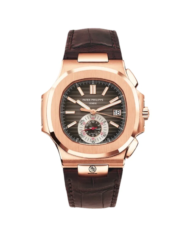 Patek Philippe Nautilus 5980R-001 40mm 18K Rose Gold Monocounter BOX PAPERS