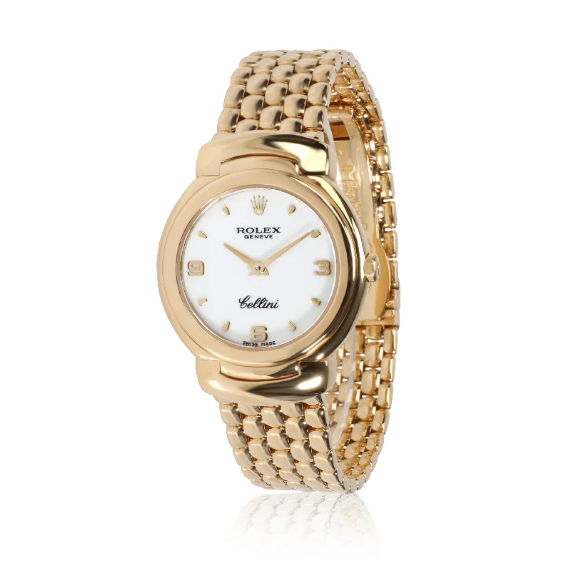 Rolex Cellini 6621 Womens Watch in 18kt Yellow Gold