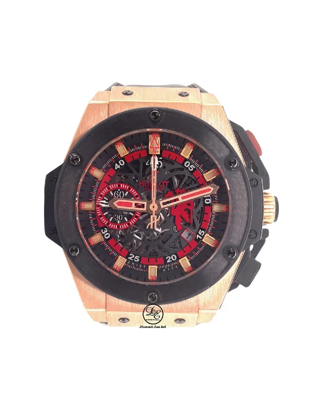 Hublot BigBang King Power Red Devil Manchester 18K Gold 250 World-Wide 716.OM.1129.RX.MAN11 Pre Owned