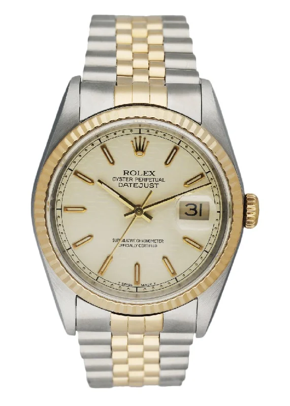 Rolex Datejust 16233 Anniversary Dial Mens Watch