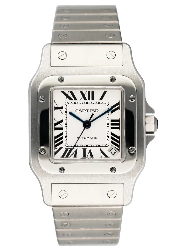 Cartier Santos Galbee W20098D6 Stainless Steel Mens Watch