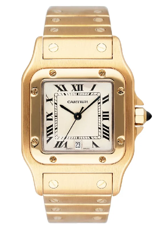 Cartier Santos Galbee W20009C5 18K Yellow Gold Watch