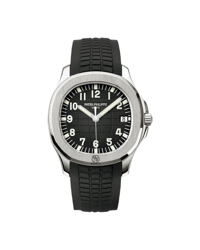 Patek Philippe AQUANAUT 5167A 40mm Steel Black Dial Automatic Watch MINT