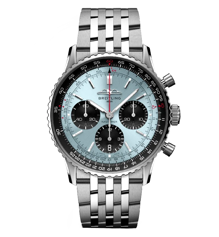 Breitling Navitimer B01 Chronograph 41 Watch with Ice Blue Dial