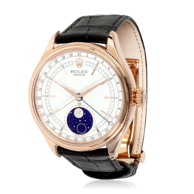 Rolex Cellini Moonphase 50535 Mens Watch in 18kt Rose Gold