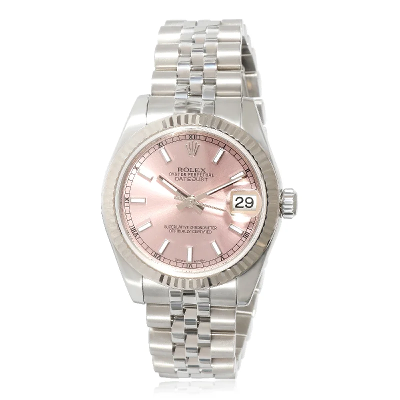 Rolex Datejust 178274 Unisex Watch in 18k Stainless Steel/White Gold