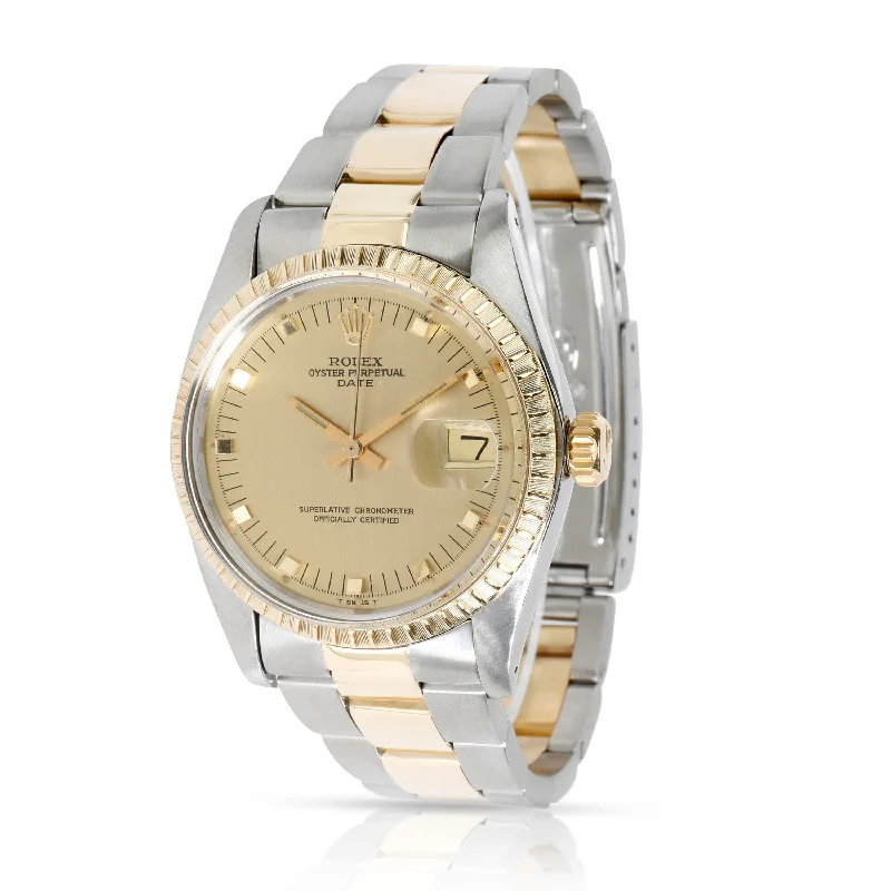 Rolex Date 1505 Mens Watch in 14kt Stainless Steel/Yellow Gold