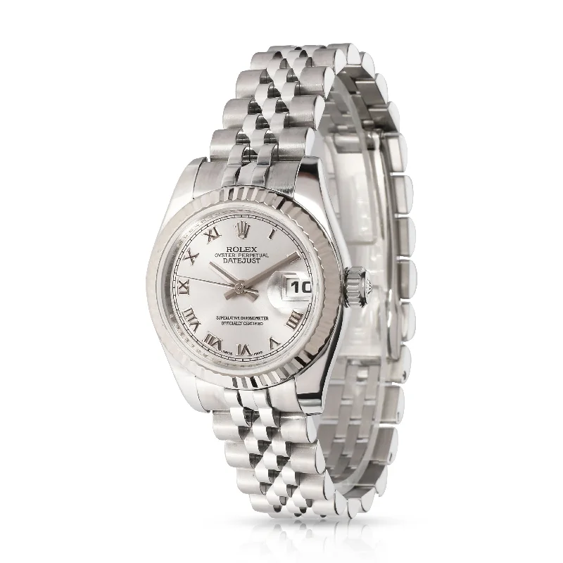 Rolex Datejust 179174 Womens Watch in 18kt Stainless Steel/White Gold