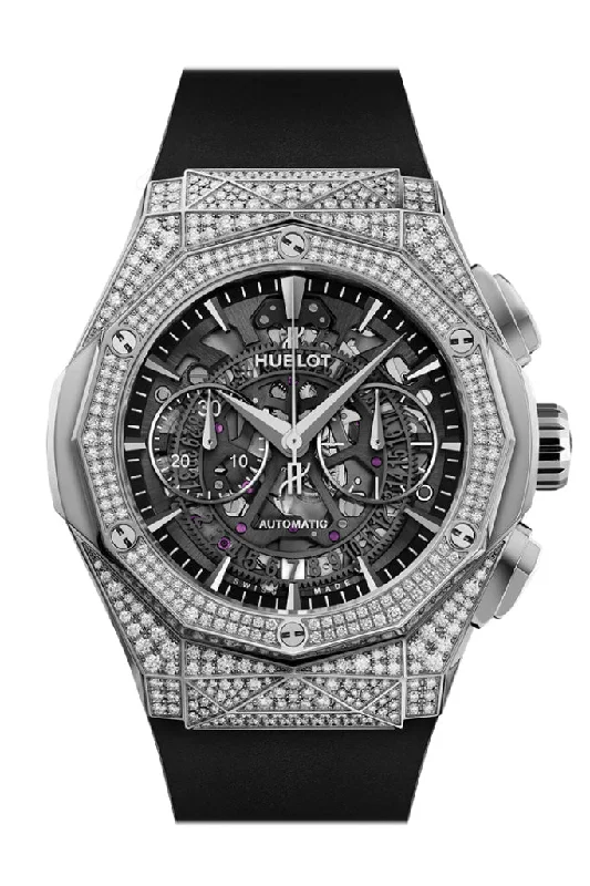 Hublot Classic Fusion Aerofusion Chronograph Orlinski Titanium Pave 45mm 525.NX.0170.RX.1704.ORL18