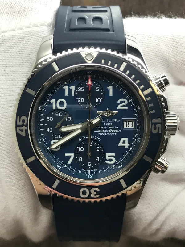 Breitling Superocean Chrono A13311 Blue Dial Automatic Men's Watch