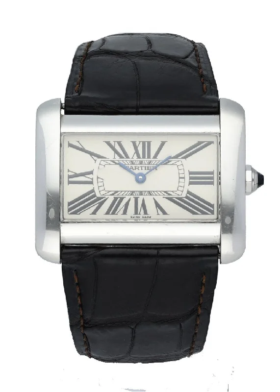 Cartier Tank Divan 2600 stainless steel Ladies Watch