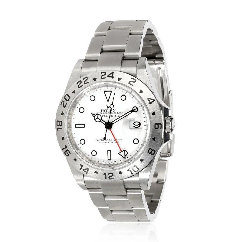 Rolex Explorer II 16570 Mens Watch in  Stainless Steel