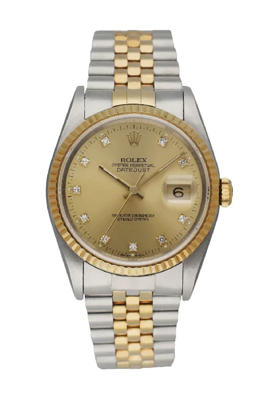 Datejust 16233 Diamond Dial Men's Watch