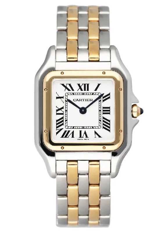 Cartier Panthere W2PN0007 Medium Two Tone Ladies Watch Box Papers