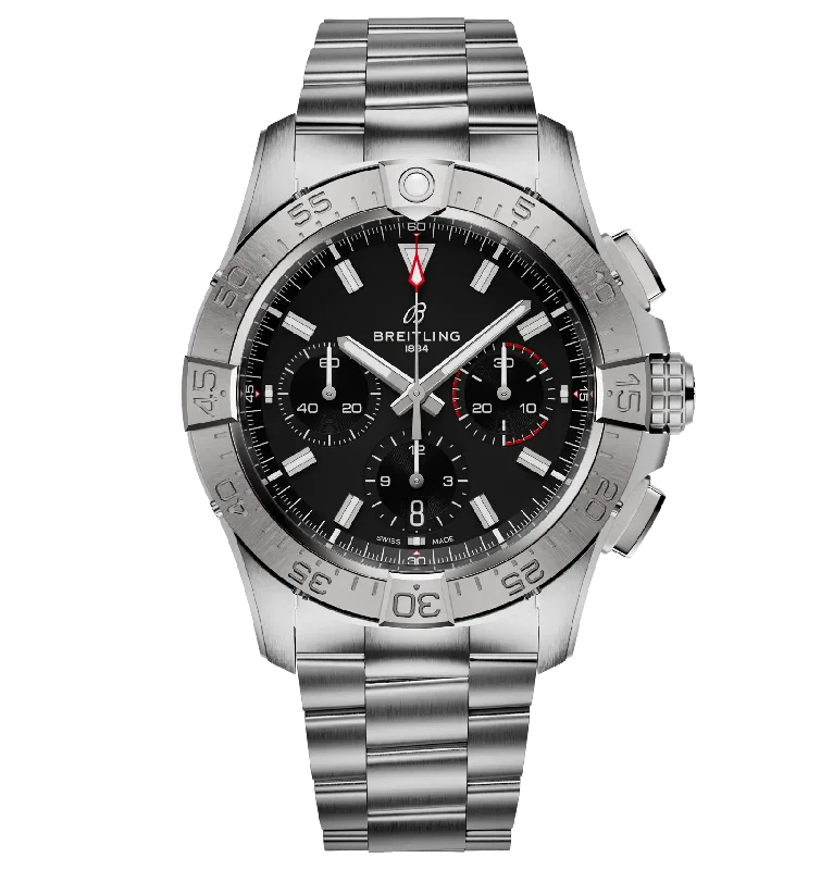 Breitling Avenger B01 Chronograph 42 Watch with Black Dial