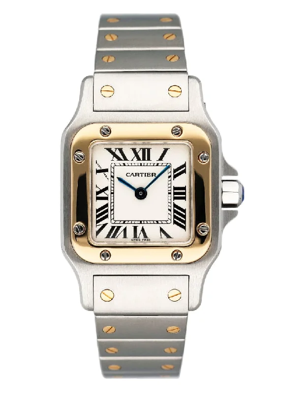 Cartier Santos Galbee W20012C4 Two Tone Ladies Watch