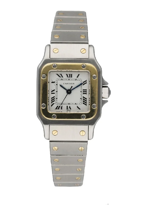 Cartier Santos Galbee Two Tone Ladies Watch