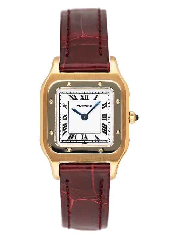 Cartier Santos Dumont W1505556 18K Yellow Gold Ladies Watch