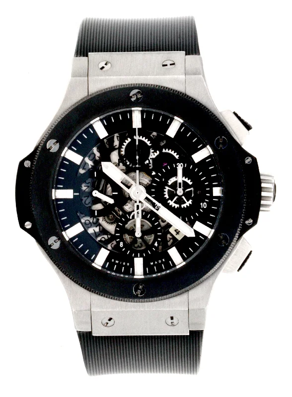 Hublot Big Bang 44mm Aero Bang Stainless Steel And Ceramic